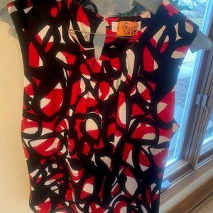 Calvin Kline Dressy multi-colored sleeveless blouse